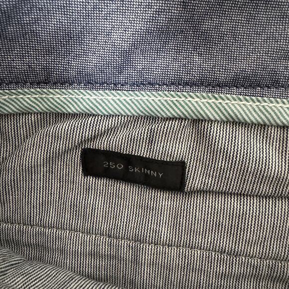 J.Crew 250 Skinny Fit Core Stretch Chino Pants Mens SZ W34 L30 Gray AB613 Twill - Picture 7 of 10